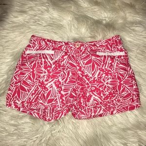 Lilly Pulitzer Pink Jungle Print Girl’s Shorts